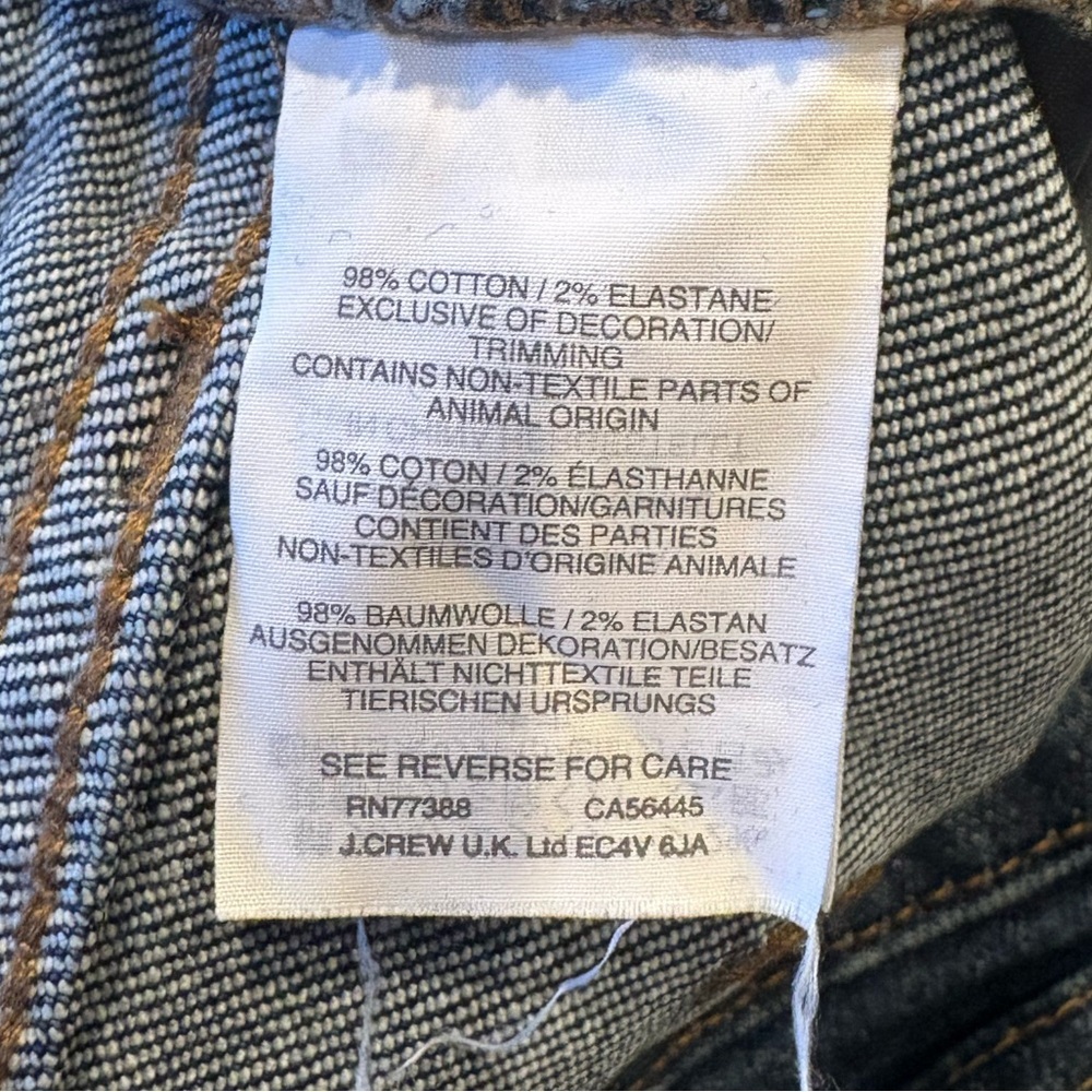 Madewell Slim Boyfriend with Raw Hem Size 24 - Picture 6 of 8